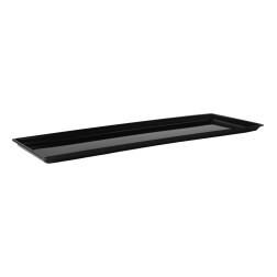 Acrylglas Tablett schwarz Original Grünke® ( 25cm x 100cm )