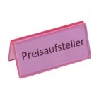 Preisaufsteller X-Large Fluoreszierend Rot Hauptbild