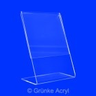 Informationsständer A3 Hochformat Acrylglas -  acrylic-store L Ständer Aufsteller
